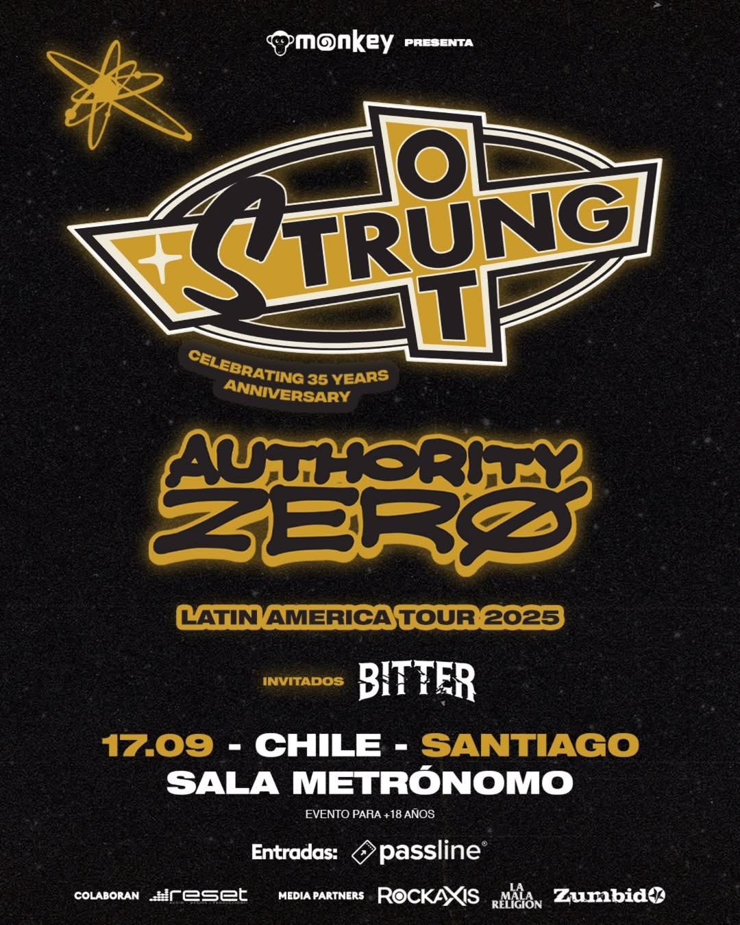 Jason Cruz de Strung Out: ''Me enamoré de Chile''